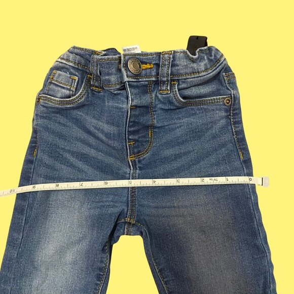 George Toddler Boy’s Blue Stretch Jeans – Size 2T Adjustable Waist Denim - Picture 6 of 7